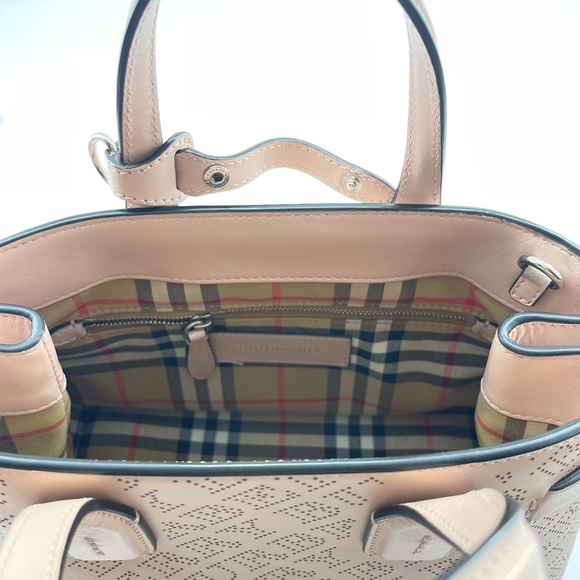 Burberry Calfskin Banner Tote - Picture 14 of 15